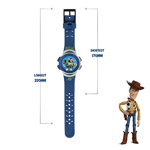 Toy Story Boy's Digital Quartz Watch with Rubber Strap TYM4009ARG