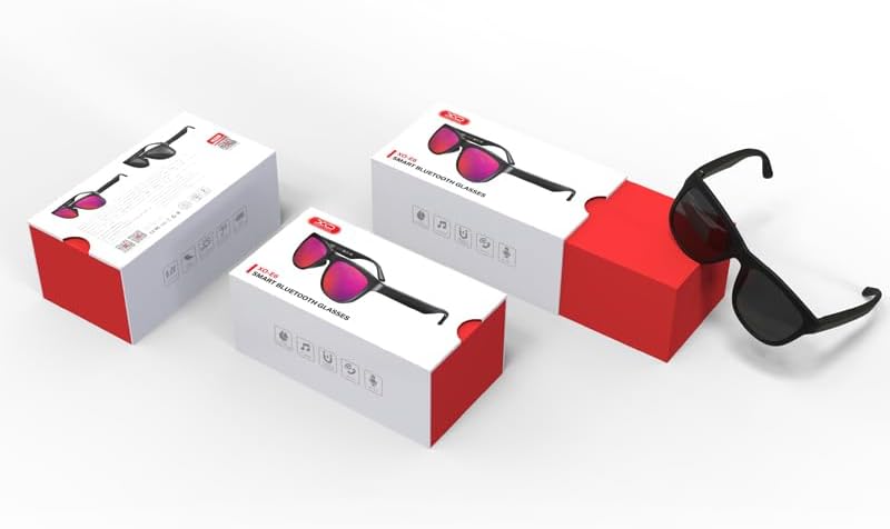XO E6 Bluetooth Music Sunglasses | Smart Desgin | Outdoor parties | 2023 fashion frame designed | Music Playback time upto 3-4 Hours | Talk Time about 5 Hours | Transmission distance 10-15 Meters