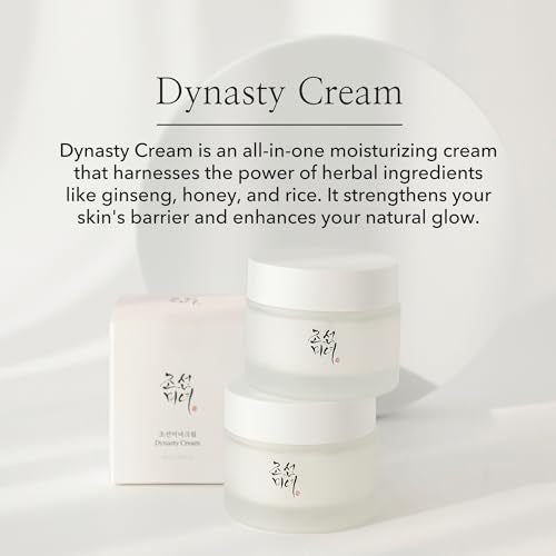 Beauty of Joseon Dynasty Cream Facial Moisturizer for Dry, Acne-Prone, Sensitive Skin. Daily Hydration Korean Skincare for Men and Women 50ml