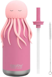 Bestie Giraffe Kids Water Bottle, 16oz/460ml Stainless Steel - JellyFish