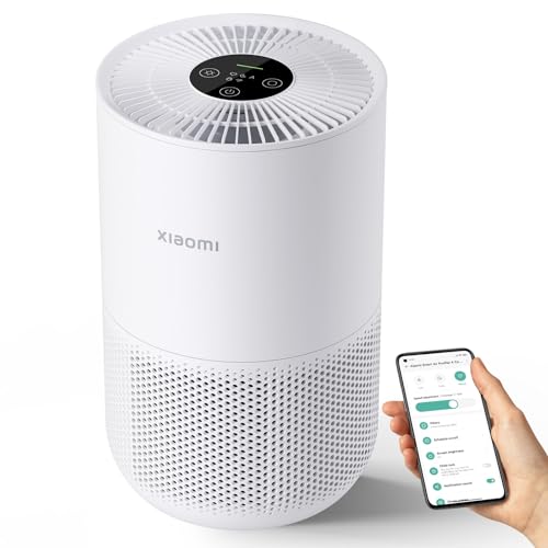 Xiaomi Smart Air Purifier 4 Compact with 48m� Coverage, Allergen Removal, 230m�/h PCADR, Smart App & Voice Control, Ultra-Quiet 20dB Sleep Mode, Energy Efficient