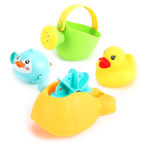 The Moon Brand Baby Sea Life Toys � 6Pcs Bath Fish Toys for Toddlers � Soft Baby Pool Accessories � Assorted Squeezable & Floating Aquatic Character Water Toys -Multi Color