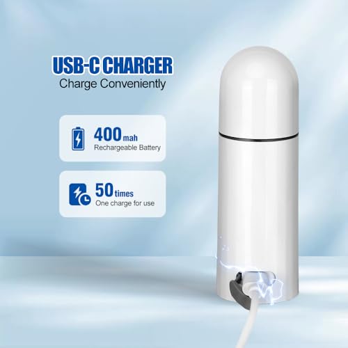 Baeskii Portable Bidet With 350ml Reservoir, High Pressure USB-Type C Mini Electric Rechargeable Handheld Travel Bidet, Water Sprayer for Women and Men, Personal Hygiene Cleaning, Postpartum Care