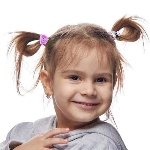REMEL 60PCS Jungle Safari Animal Hair Ties for Women Girls, Elastic Ponytail Holder Hair Accessories (60pcs)