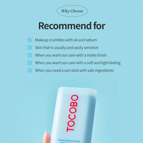 Tocobo Cotton Soft Sun Stick SPF50+ PA++++ - 19g / 0.67oz