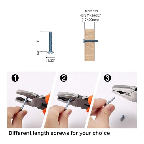 Azonee 10-Pack Matte Black Cabinet Pulls, 3-3/4 Inch (96mm) Hole Centers, Zinc Alloy Drawer Handles with 20 Screws (22mm) for Kitchen, Closet, Dresser, and Cabinet Hardware