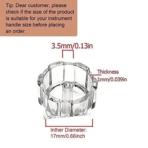 Elitzia Plastic Hydro Dermabrasion Microderma Heads Hydra Facial Aqua Peel Tips Water Peeling Caps Facial Care Skin Cleaning Tool Beauty Machine Replacement Spare Parts 8pcs Per Set (Transparent)