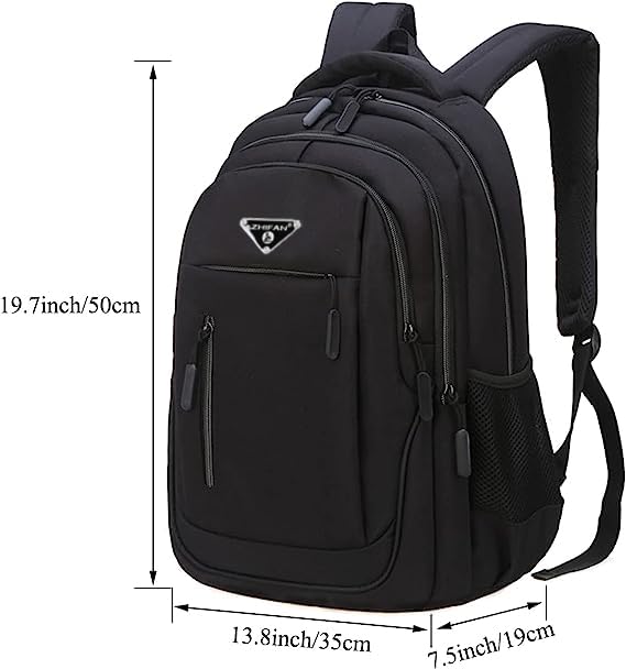 Laptop Backpack for Men, 18Inch Travel Backpacks Students BookBag with Laptop Compartment, Water Resistant Business Work Casual Computer Daypack with USB Charging/Headphone Port