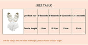 JZLIFE First Walking Shoes,Anti-slip,Comfortable and Breathable Baby Shoes with Hair Band,Baby Gift for Newborn Baby