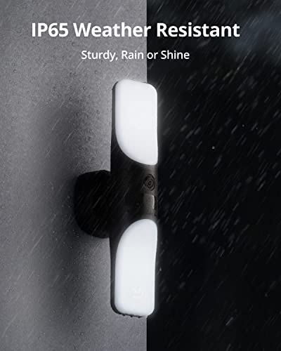 eufy Security Anker Wall Light Cam with 2K Wired Smart Security Camera with 1200 Lumens Light T84A1