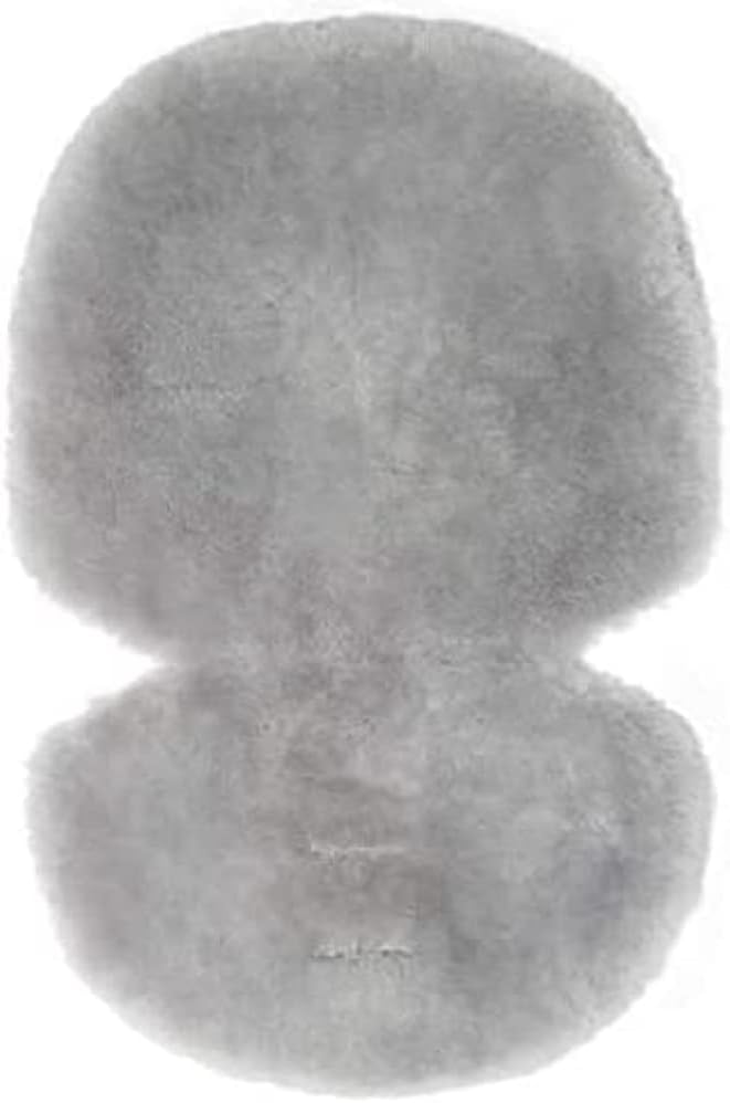 Mamas & Papas Baby Luxury Sheepskin Liner for Pram, Pushchair, Buggy, Stroller – Grey