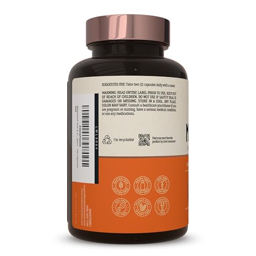 Magwell Magnesium Zinc & Vitamin D3 - Highly Bioavailable Magnesium: Glycinate, Malate, & Citrate - 3-in-1 Magnesium Supplement for Women & Men - Bone, Heart, Immune Support - 120 Capsules by LiveWell