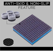 Neoblix 4pcs Shock and Noise Cancelling Washing Machine Support, Washer Dryer Rubber Pads with Suction Cup Feet, Anti Vibrasion Pads, Non Slip Noise Reducing Base