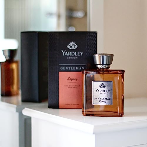Yardley London Gentleman Legacy Eau De Parfum - 100ml Luxury Fragrance Signature Notes Of Pink Pepper & M&arin For Men
