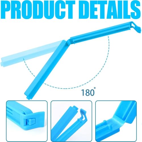40 Pieces Bag Clips for Food Storage,Food Clips Bag Sealing Clips,Bag Clips for Food,Freezer Clips,Bag Sealer Clips,Bag Clips for Food Storage Large,for Fresh Food,Sealed Bags,Freezer Bags