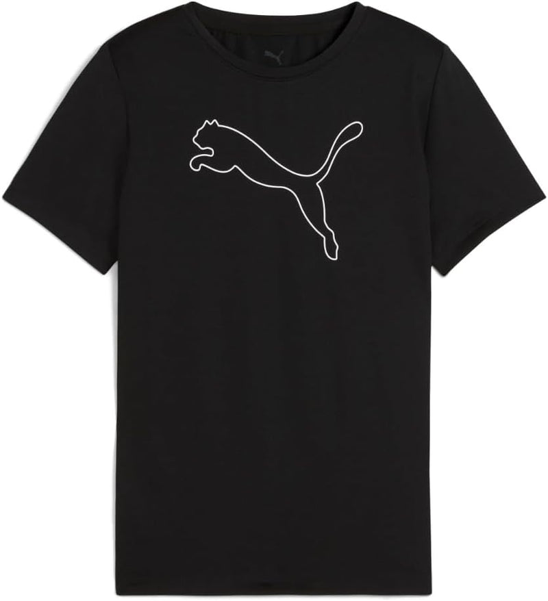 Unisex Kids TAD ESS Cat Logo Tee G Puma Black T-Shirt - Puma Black