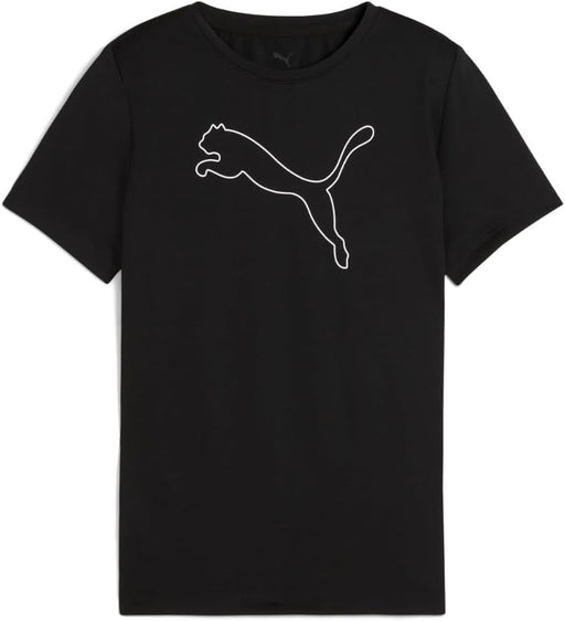Unisex Kids TAD ESS Cat Logo Tee G Puma Black T-Shirt - Puma Black