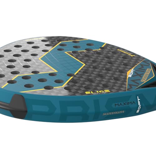 Varlion Padel Racket Maxima Summum Prisma Soft Tear Hybrid Shape for Balanced Control & Power with Prisma Frame & Softcolor EVA Core