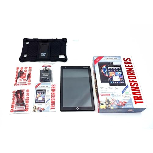 TM TOUCHMATE TRANSFORMERS 8â 4G Dual Sim, Calling Tablet with MS Office 32GB, 3GB RAM, Android 12 (TM-MID880T)