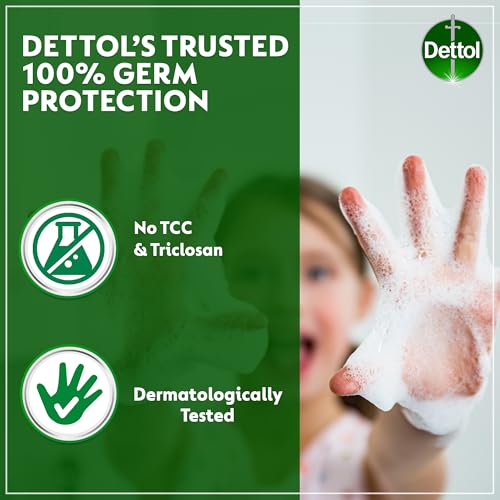 Dettol Sensitive Liquid Handwash Pump, Lavender & White Musk Scent, 200ml x 3