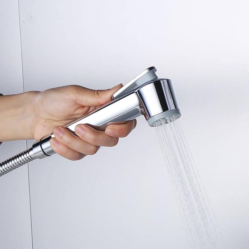 2Pcs Toilet Handheld Bidet Sprayer High Pressure Shattaf Shower Faucet Cleaner Spraying Gun for Bathroom Shower Head for toilet