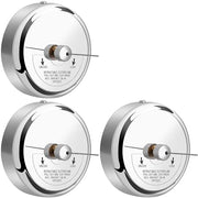 KKD Stainless Steel Retractable Cloth Line Adjustable Lockable Hanging Washing Line (Pack of 3)
