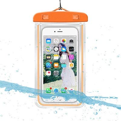Fitto Universal Waterproof Phone Dry Bag Case ??Swimming, Underwater Mobile Phone Holder Cover, IPX8 Aqua Protection for Smartphones & Accessories
