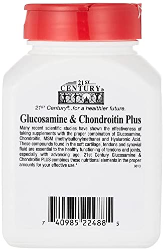 21st Century Glucosamine & Chondroitin Plus Tabs 60'S