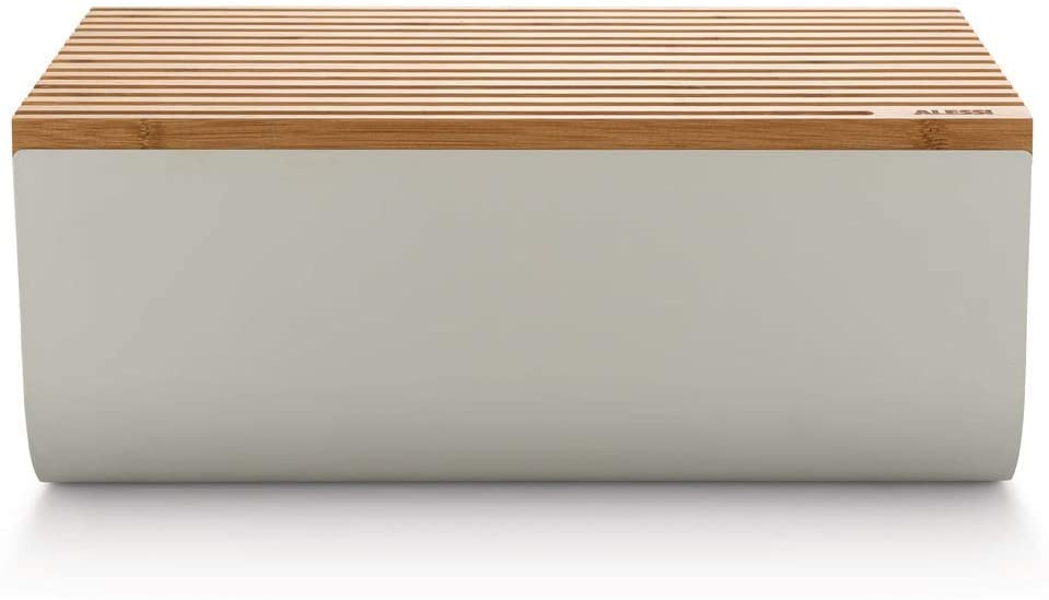 Alessi Mattina Bread bin, Warm Grey