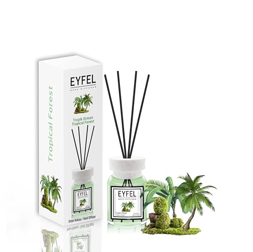 eyfel eau de parfum REED DIFFUSER-TROPICAL FOREST 120ML, Assorted