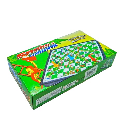 Fitto Snake and Ladder Board Game for Family Fun & Entertainment – Classic Educational Game for Kids & Adults