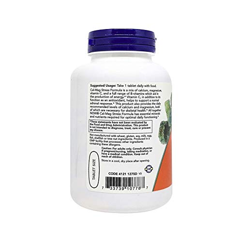NOW Foods Cal-Mag Stress Formula Tabs 100's