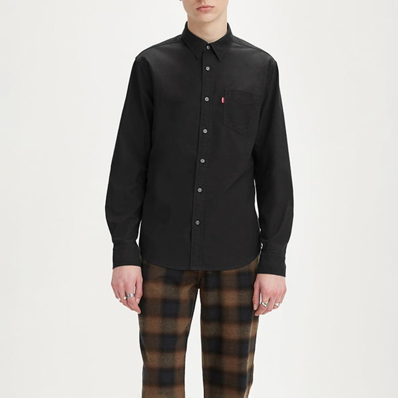 Mens Classic 1 Pkt Standard Shirt (pack of 1) - Black