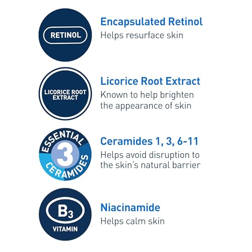 CERAVE RESURFACING RETINOL SERUM TO REDUCE THE APPEARANCE OF POST-ACNE MARKS AND PORES WITH RETINOL, LICORICE ROOT EXTRACT & NIACINAMIDE 30ML