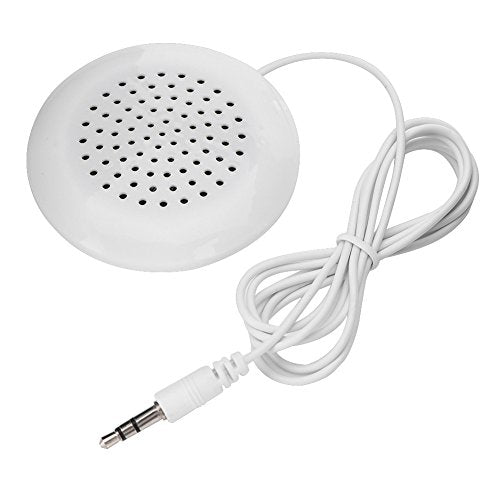 Sorandy Mini Portable Speaker, Cell Phone Speaker, 3.5mm Mini Stereo Speaker Pillow Speaker for MP3, Phone, Tablet, Laptop, Plug and Play