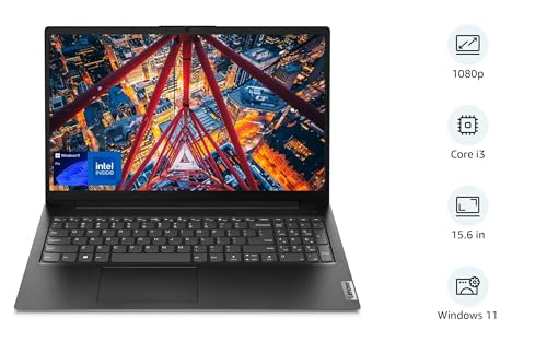 Lenovo V15 G4 15.6" FHD Laptop, 13th Gen Intel Core i3-1315U 6-Core Processor, 16GB DDR4 Memory, 1TB PCIe SSD, Low Blue Light Screen, Ethernet Port, HDMI, Webcam, Wi-Fi & Bluetooth, Windows 11 Pro