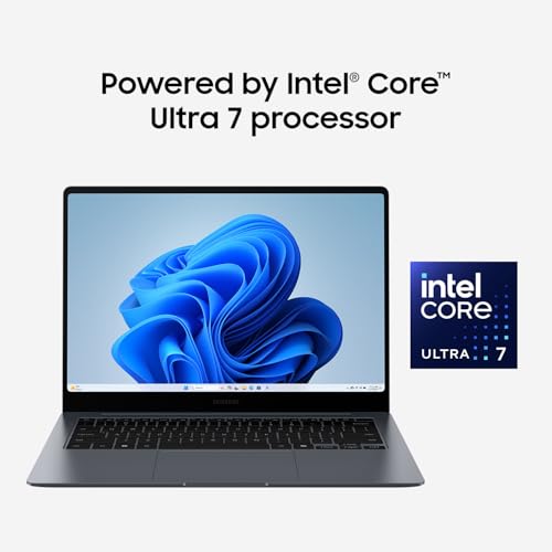 SAMSUNG 14" Galaxy Book4 Pro Laptop PC Computer, Intel Core 7 Ultra Processor 512GB, 3K AMOLED (2880 x 1800) Touchscreen, Advanced Security, 2024 Model, NP940XGK-KG1US, Moonstone Gray
