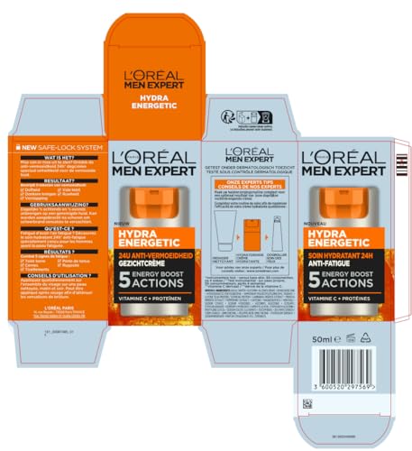 L’Oréal Paris Men Expert Hydra Energetic Moisturizer, 50ML