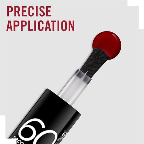 Rimmel London Colour Your Way 60 Seconds Super Shine Nail Polish - Quick Drying - Resists Chips & Fading, Lasts Up To 10 Days - Precise Application In One Stroke - 315 Queen Of Tarts, 8 ml( .25 fl.oz)