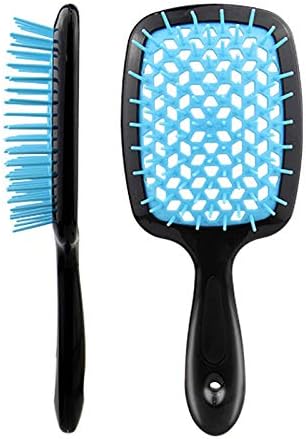 ALANX Detangler Hairbrush ï¼ŒMassage Curl Combï¼ŒDetangling Hair Brush for Women, Girls and Kids for Wet, Dryï¼ŒFine, Curly, Thick and Long Hair (WHITE/YELLOW)