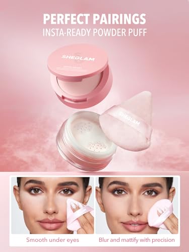 Sheglam Insta-Ready Powder Puff, Baby Pink