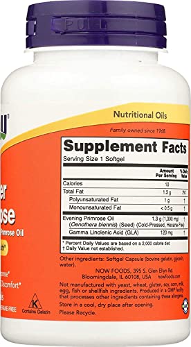 NOW Super Primrose 1300 Mg 60 Sgels, Foods (Nwf354) By Gulfsupplements