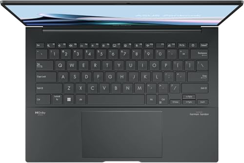 ASUS Zenbook Q415MA 14 OLED Ultrabook Laptop, Intel Core Ultra 5-125H Intel AI Boost NPU, 8GB RAM, 512GB SSD, 14" WUXGA OLED Touchscreen, Intel Graphics, Backlit Kb, Windows 11, Jasper Gray