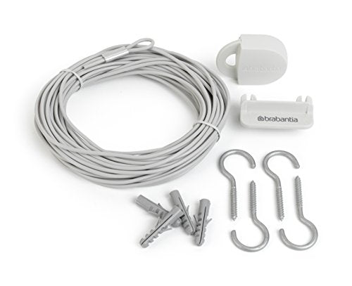 Brabantia Clothes Line Set, 12 m - White