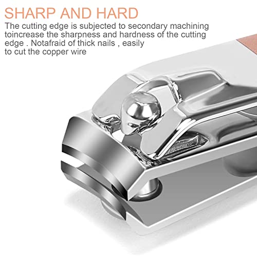Conbo Women 12 In 1 Nail Clippers Set Manicure Pedicure Kit with Grooming Travel Leather (Rose Glod)