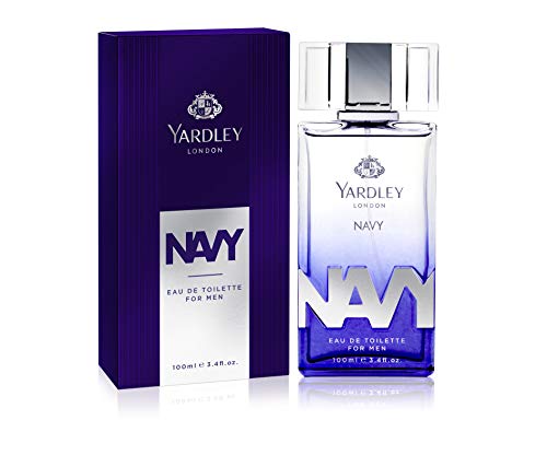 Yardley London Navy Perfumed Gift Set for Men - EDT 100 ml + Body Spray 150 ml Fresh Marine Fragrance