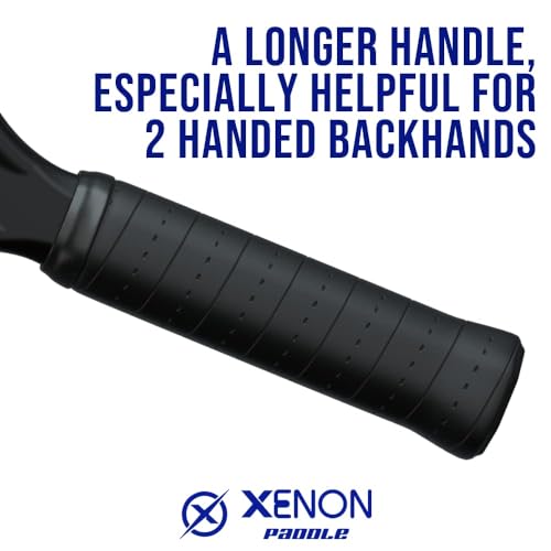 Vector Spin Max Platform Tennis Paddle by Xenon Paddle, Oversize Head, Even Balance Point, Medium Firmness Foam Core, Power and Control, 4.25??Grip