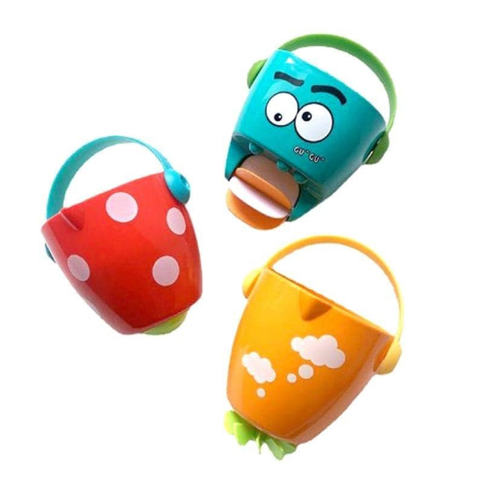 3pcs Toddler Baby Pouring Cup Flow Style Bucket Water Spray Shower Toys, Water Games Sprinkler Kids Gift