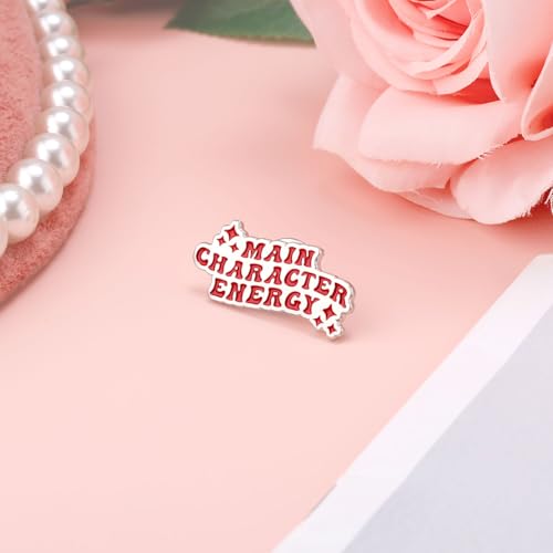 PEUTIER Energy Pin with Main Character Zinc Alloy Pin Enamel Inspirational Lapel Pins for Women Clothes Bags Hats