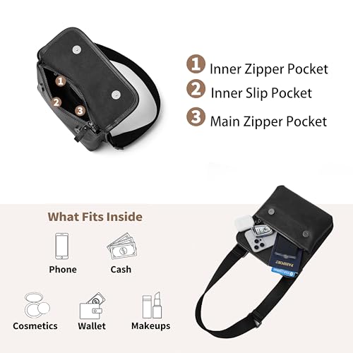 Genuine Leather Men Clutch Bags Purse Handbags Business Zipper Wallet Crossbody Fashion Bag Travel Bag